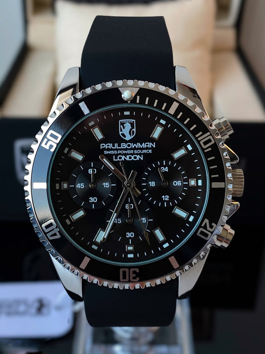 SOLD OUT - Paul Bowman London Dark Orion - Limited Edition Chronograph Watch - SOLD OUT