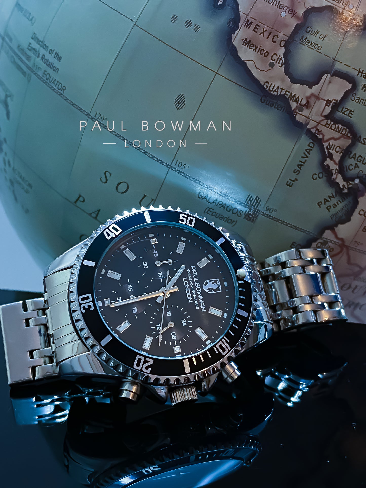 SOLD OUT - Paul Bowman London Dark Orion - Limited Edition Chronograph Watch - SOLD OUT