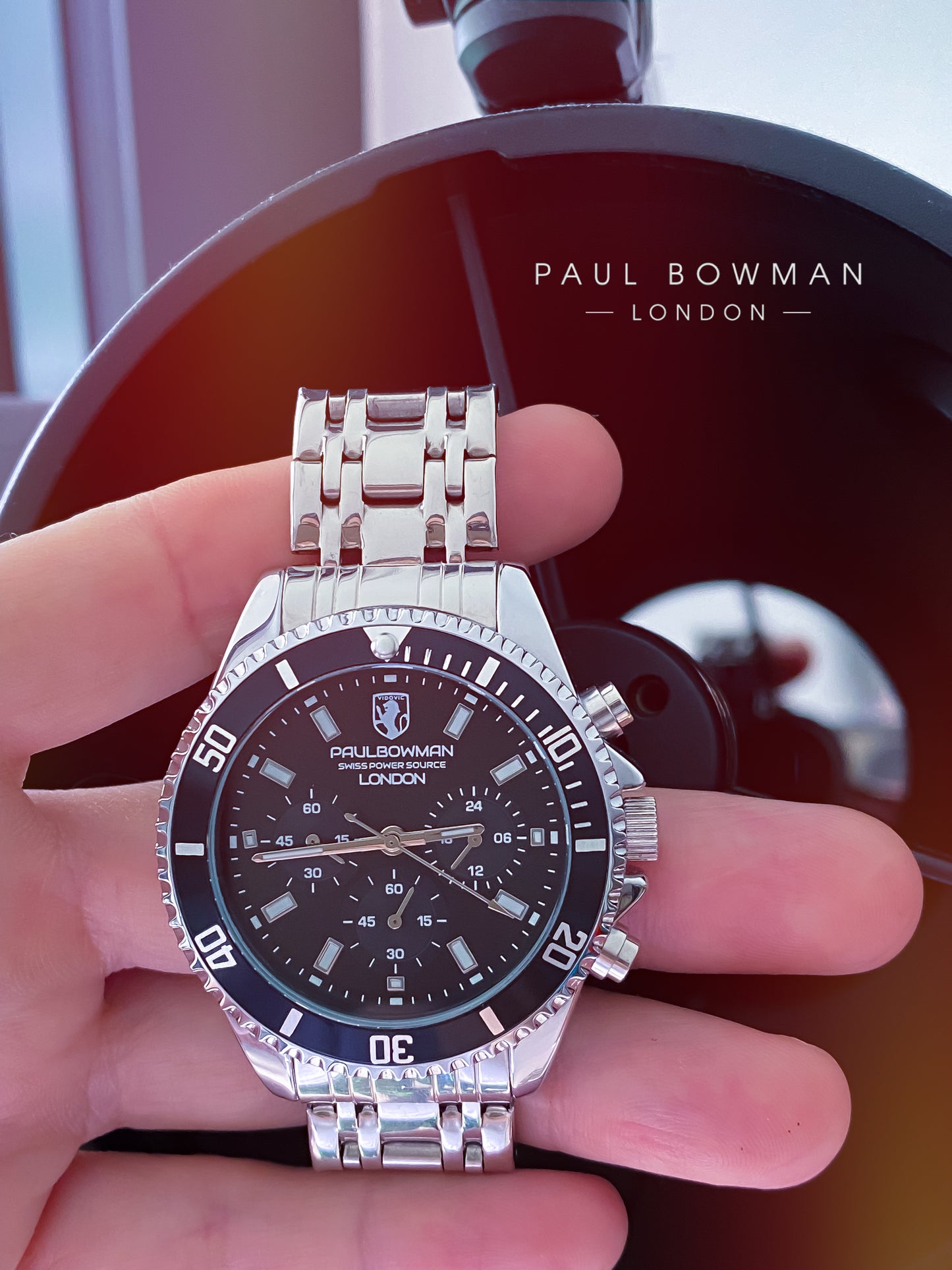 SOLD OUT - Paul Bowman London Dark Orion - Limited Edition Chronograph Watch - SOLD OUT