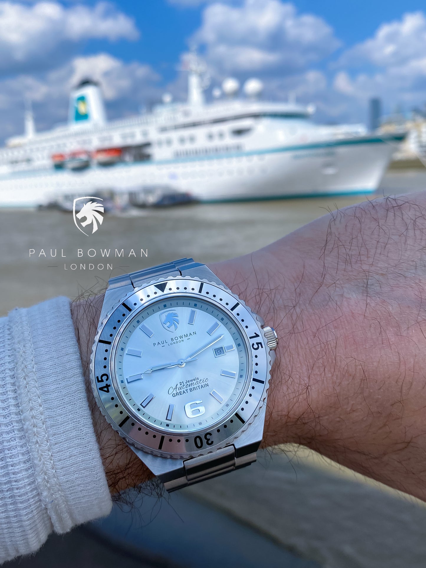 The Royal Sea Tank MKIII - 21 Jewels Automatic Watch, 20ATM, Sapphire crystal