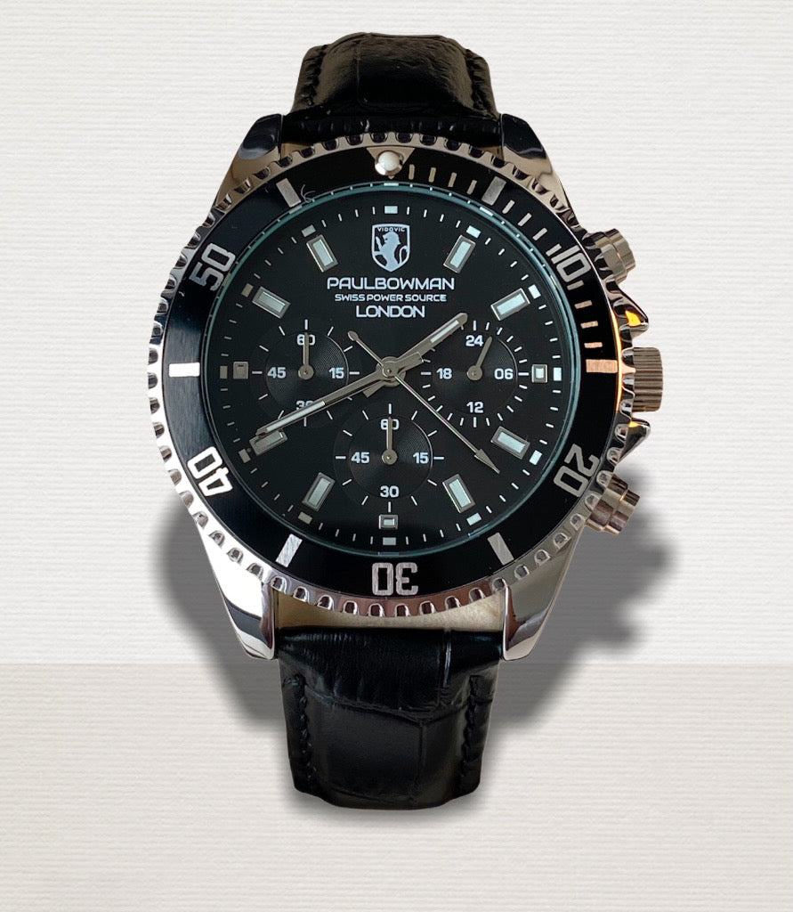 SOLD OUT - Paul Bowman London Dark Orion - Limited Edition Chronograph Watch - SOLD OUT