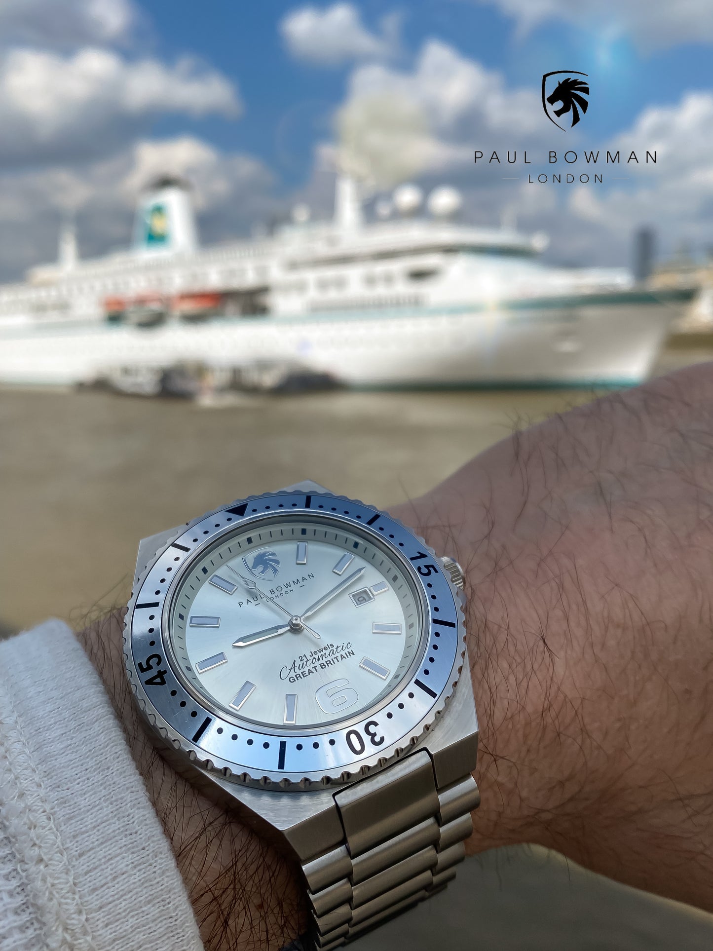 The Royal Sea Tank MKIII - 21 Jewels Automatic Watch, 20ATM, Sapphire crystal