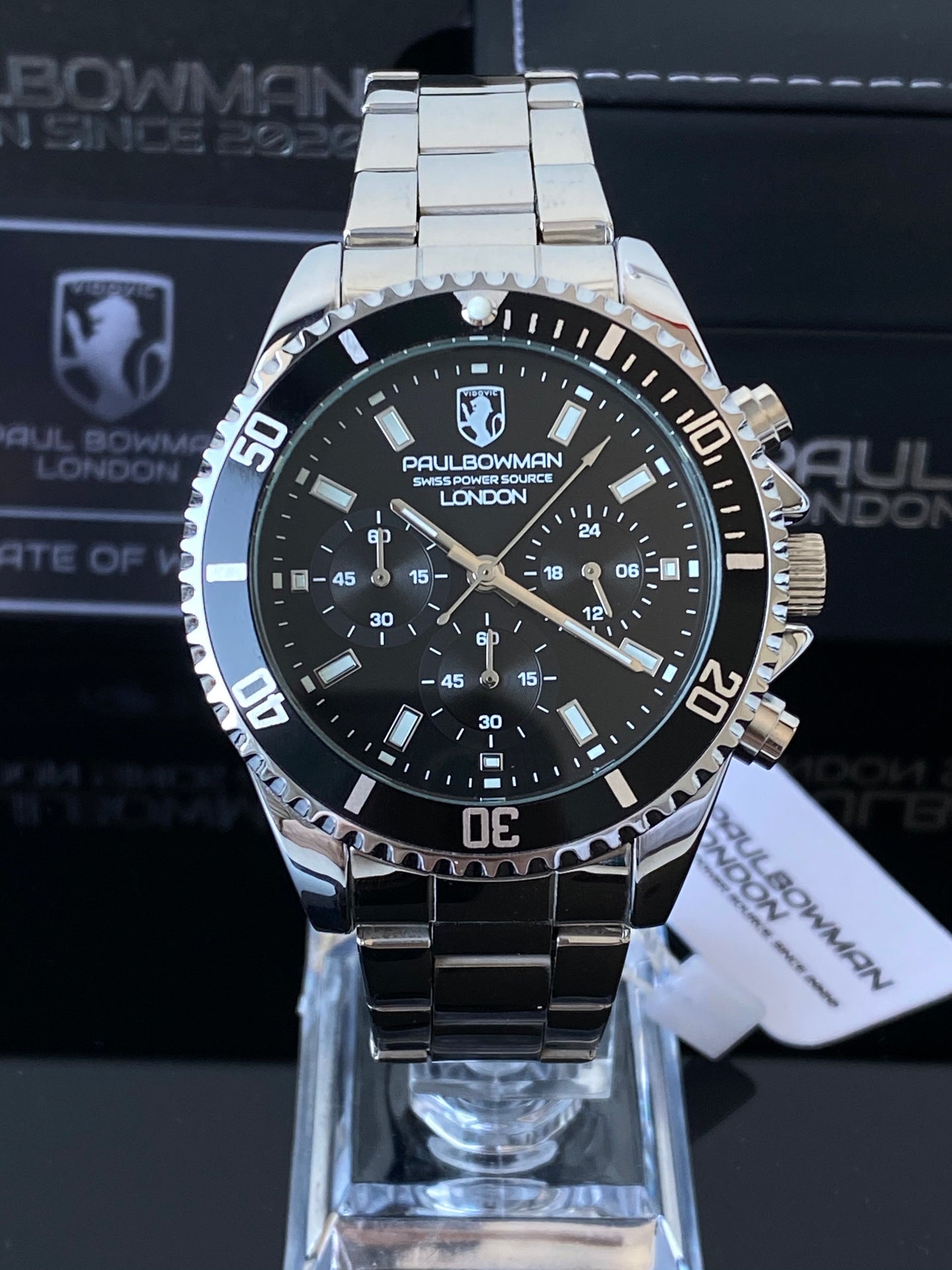 SOLD OUT - Paul Bowman London Dark Orion - Limited Edition Chronograph Watch - SOLD OUT