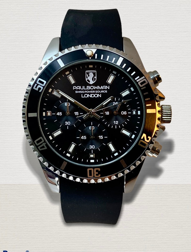 SOLD OUT - Paul Bowman London Dark Orion - Limited Edition Chronograph Watch - SOLD OUT